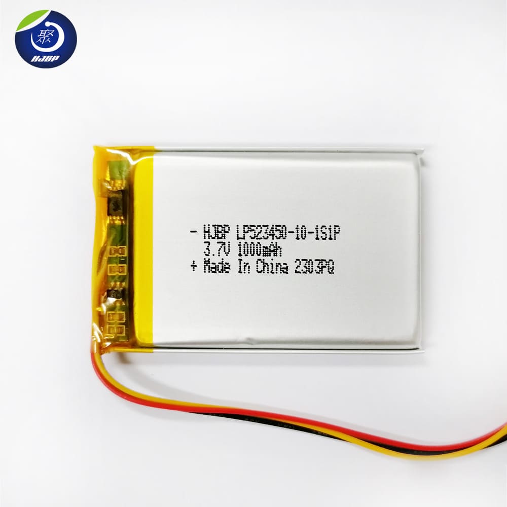 LP523450, 3.7V 1000MAH 锂电池